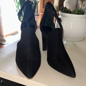 Rebecca Minkoff Black Suede Heels